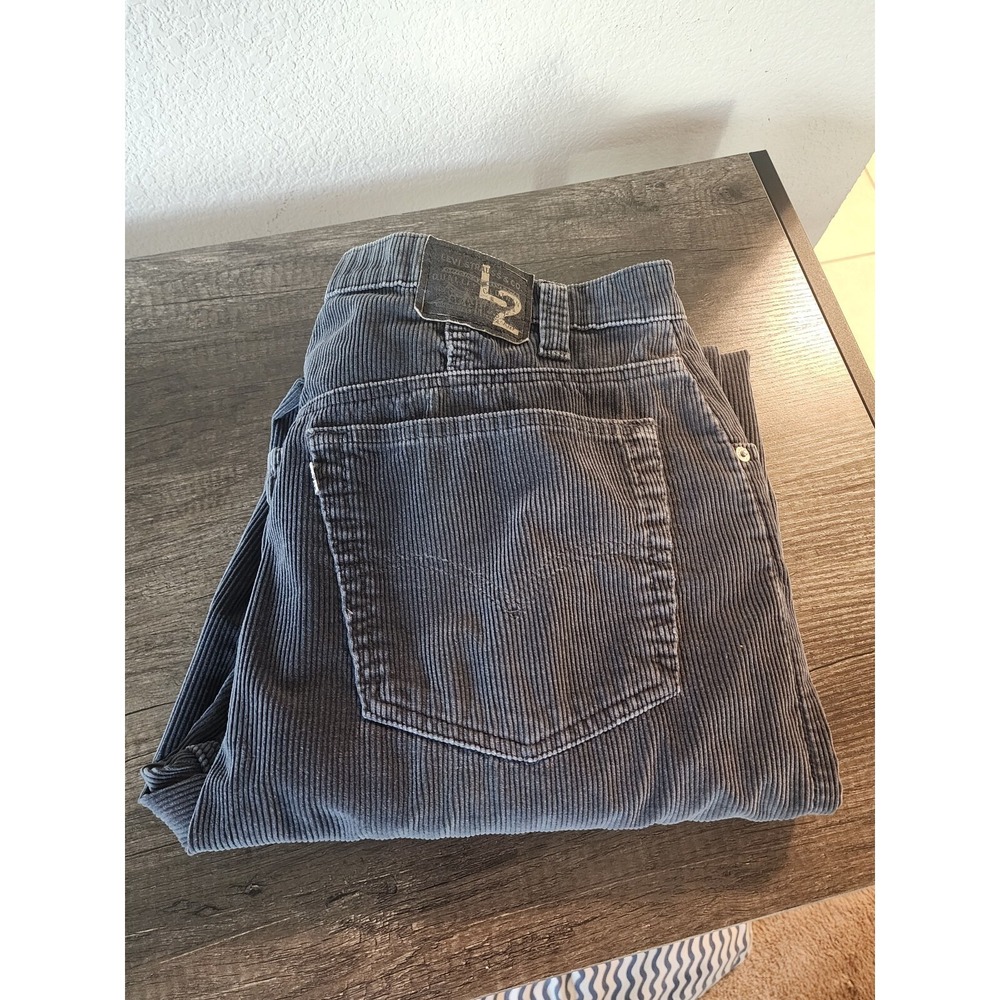 Vintage Levis Relaxed Fit‎ Corduroy Grey Levi  38×34